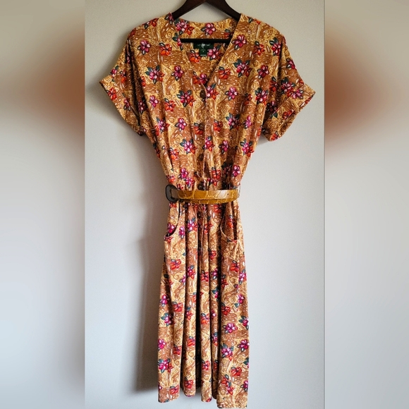 Hunt Club Dresses Vintage Hunt Club Cottagecore Floral Buttonup